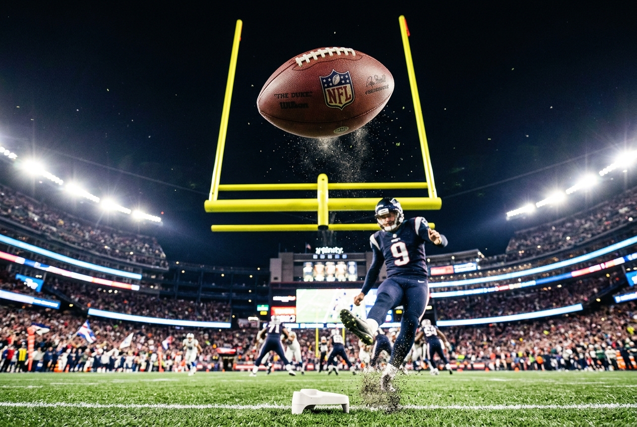 NFL Field Goal Kick Action